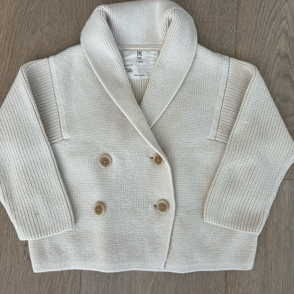 Banana Republic TODDLER DOUBLE-BREASTED CARDIGAN Size 3